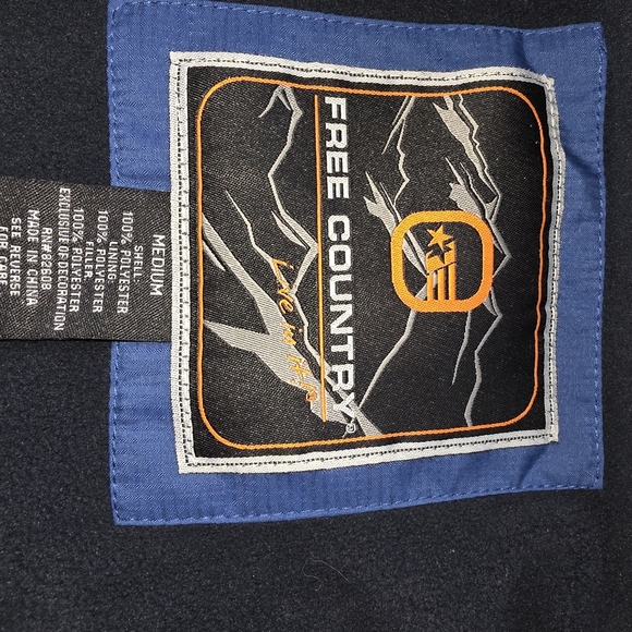 Free Country FXtreme Men's Blue Gray‎ Ski Jacket XL Multiple Pockets Winter Coat - Picture 7 of 15